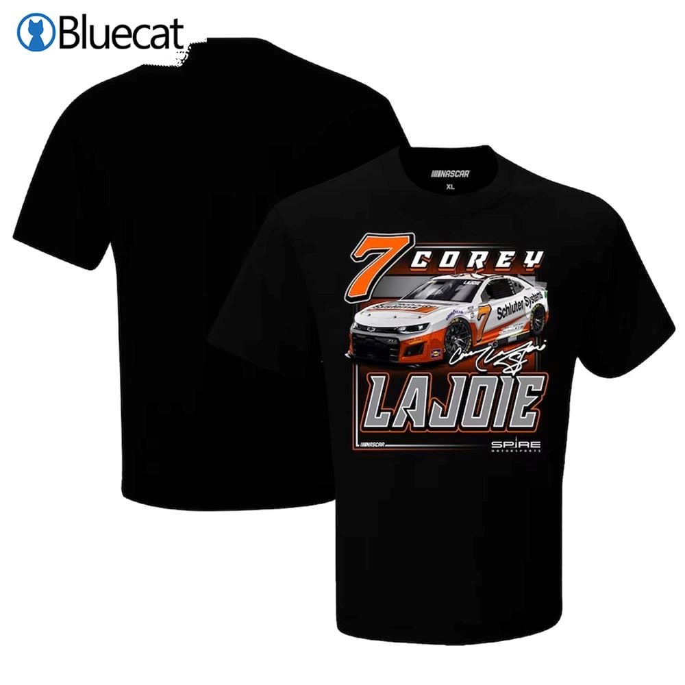 Corey Lajoie Checkered Flag Schluter Systems Car T-shirt 